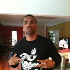 Indigenous Boxer and elite athlete Anthony Mundine wearing ASA