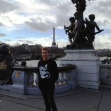 ASA on Pont Alexandre III Bridge over the Sienne River, Paris